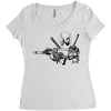 deadpool 4 Women's Triblend Scoop T-shirt