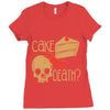 cake or death Ladies Fitted T-Shirt