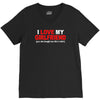 i love my girlfriend V-Neck Tee