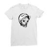 Astronaut Dog Ladies Fitted T-Shirt