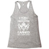 The Title Firefighter Not Earned From Fancy Degree Racerback Tank