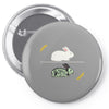 run away! run away! Pin-back button