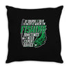 talk to myself fishing Throw Pillow