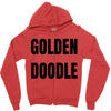 golden doodle Zipper Hoodie