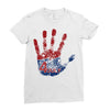 july 4 Ladies Fitted T-Shirt
