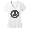 music smile Women's V-Neck T-Shirt