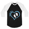 Custom baby boy name maternity design 3/4 Sleeve Shirt