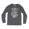 drink wine &amp; watch christmas movies Long Sleeve Shirts
