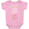 loving halloween is right Baby Bodysuit