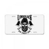 lumberjack skull License Plate
