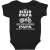 i'm a biker papa just like a normal papa except much cooler Baby Bodysuit