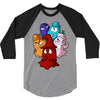pac man ghost monsters 3/4 Sleeve Shirt