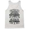Real Kings Are Born On September 1 Tank Top