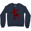 lumberjack reindeer Crewneck Sweatshirt