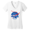 santa nasa parody Women's V-Neck T-Shirt