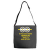new mens womens kids eye got mad minion skills and stuff funny novelty Adjustable Strap Totes