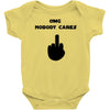 omg nobody cares Baby Bodysuit