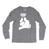 cartoon hands holding diamond Long Sleeve Shirts