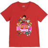 paw patrol birthday girl sister V-Neck Tee