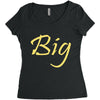 big Women's Triblend Scoop T-shirt