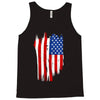 sa distress flag cool american Tank Top