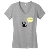you smile Women's V-Neck T-Shirt