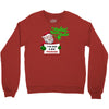 heapy new year funny santa claus christmas Crewneck Sweatshirt