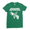 bad ass Ladies Fitted T-Shirt