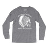 my indian name is runs with beer Long Sleeve Shirts