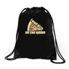 i want pizza not your opinion Drawstring Bags