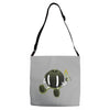 self destruction Adjustable Strap Totes