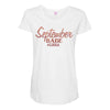 September Babe Libra Maternity Scoop Neck T-shirt