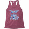 i have two tıtles aunt and dogmom an i rock them both flowers Racerback Tank