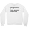 Revolution I Write Code Crewneck Sweatshirt