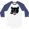 balck cat 3/4 Sleeve Shirt