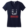 blow me Women's V-Neck T-Shirt