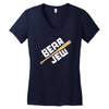 bear jew Women's V-Neck T-Shirt