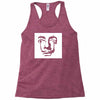 salvador dali face surrealist artist Racerback Tank