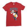 Daddy Shark -Shark Do Do Do Ladies Fitted T-Shirt