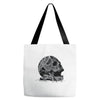 celtic skull Tote Bags
