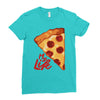 pizza my life Ladies Fitted T-Shirt