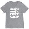 make music not war V-Neck Tee