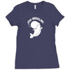 Oh whales Ladies Fitted T-Shirt