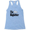 the dogfather dalmatian Racerback Tank