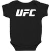 ufc white logo Baby Bodysuit