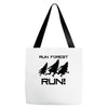 run forest run Tote Bags