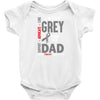 I Wear Grey For My Dad (Brain Cancer Awareness) Baby Onesie