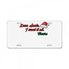dear santa, i want it all License Plate