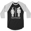 restroom for the recently deceased 3/4 Sleeve Shirt