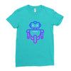 robot andro Ladies Fitted T-Shirt